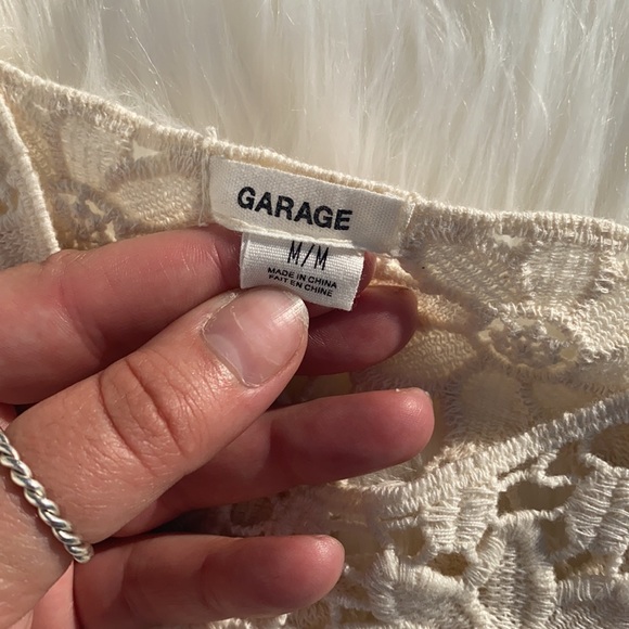 Garage crochet cropped tank top - Picture 3 of 4